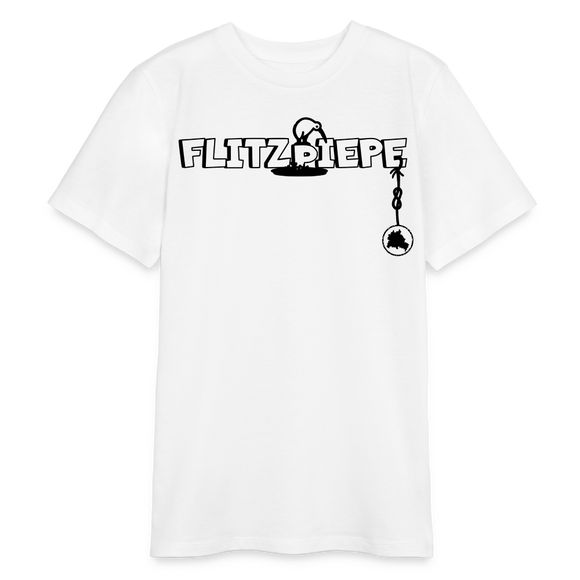 FLITZPIEPE - Bio Teenager T-Shirt - Weiß
