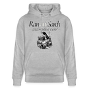 Ran an' Sarg-Unisex Bio-Hoodie - Grau meliert
