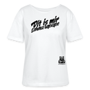 DIT IS MIR SCHNURZPIEPE-Rundhals Frauen Bio-T-Shirt II - Weiß