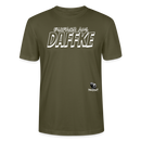 Berliner Spruch-EINFACH AUS DAFFKE-Unisex BIO T-Shirt - Khaki