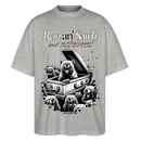 Ran an Sarch-Oversized Unisex Bio T-Shirt II - Grau meliert