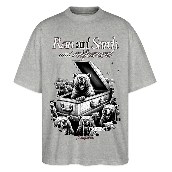 Ran an Sarch-Oversized Unisex Bio T-Shirt II - Grau meliert