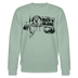Berliner Schnauze "MACH 'N ABJANG - Unisex Bio-Sweatshirt - Helles Graugrün