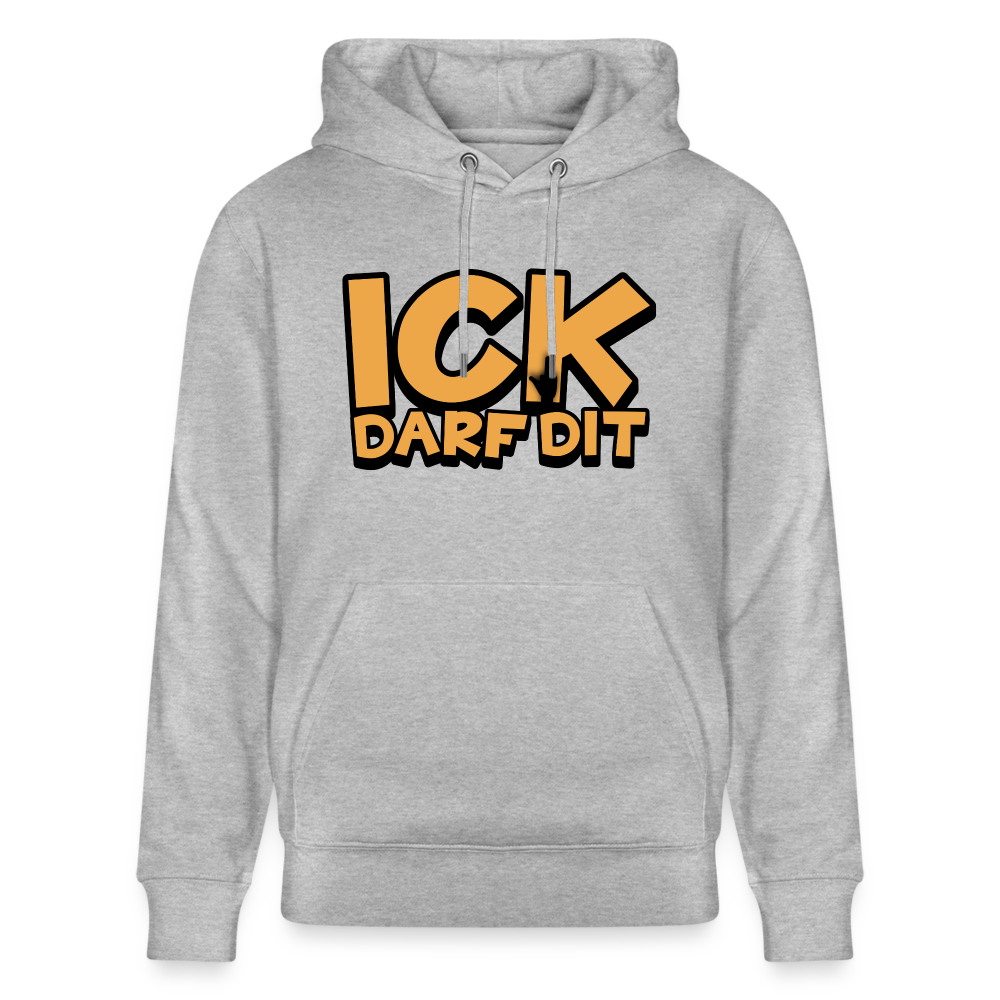 ICK DARF DIT - Bio-Hoodie CRUISER - Grau meliert