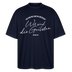 WIR SIND DIE GEILSTEN-Berlin26-Oversized Unisex Bio T-Shirtr - Navy