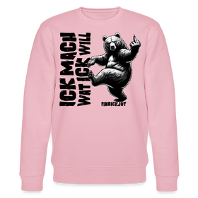 ICK MACH WAT ICK WILL-Unisex Bio-Sweatshirt - Hellrosa