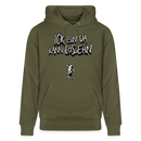 ICK BIN DA-Unisex Bio-Hoodie - Khaki Grün