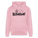 BLÜMERANT-Unisex Bio-Hoodie mit echt Berliner Schnauze - Hellrosa