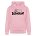 BLÜMERANT-Unisex Bio-Hoodie mit echt Berliner Schnauze - Hellrosa