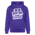 Berliner Spruch-Unisex Bio-Hoodie-BIN DA, KANN LOSJEHN - Purple Love 