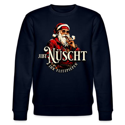 JIBT NÜSCHT IHR FLITZPIEPEN-Unisex Bio-Sweatshirt II - Navy