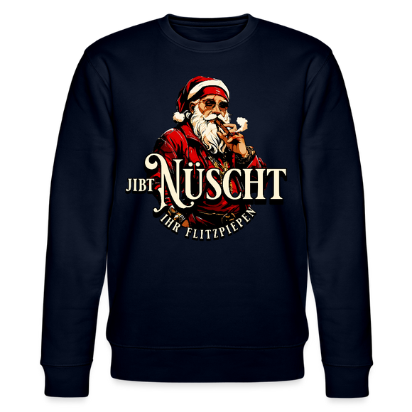 JIBT NÜSCHT IHR FLITZPIEPEN-Unisex Bio-Sweatshirt II - Navy