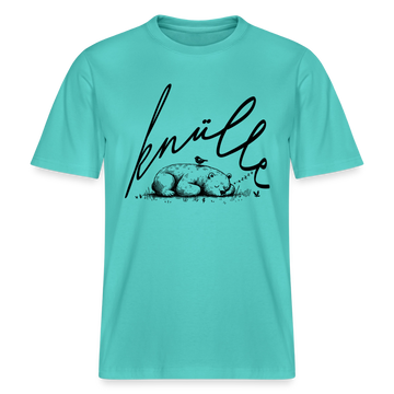 KNÜLLE - Relaxed Fit Unisex Bio-T-Shirt - Poolblau