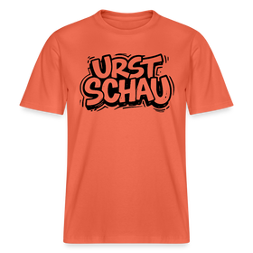 Ostalgie- RELAXED FIT Unisex Bio T-Shirt-URST SCHAU - Hellrot