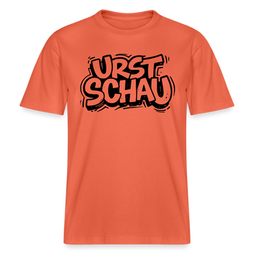Ostalgie- RELAXED FIT Unisex Bio T-Shirt-URST SCHAU - Hellrot