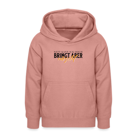 NETT KANN ICK OOCH - Teenager Hoodie - Altrosa