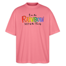 PRIDE 'REGENBOGENSCHAF'-Oversized Unisex Bio T-Shirt - Pink 