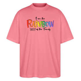 PRIDE 'REGENBOGENSCHAF'-Oversized Unisex Bio T-Shirt - Pink 