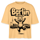 Berlin Souvenir-Frauen Boxy Bio-T-Shirt-BERLIN ICK LIEBE DIR - Mispel