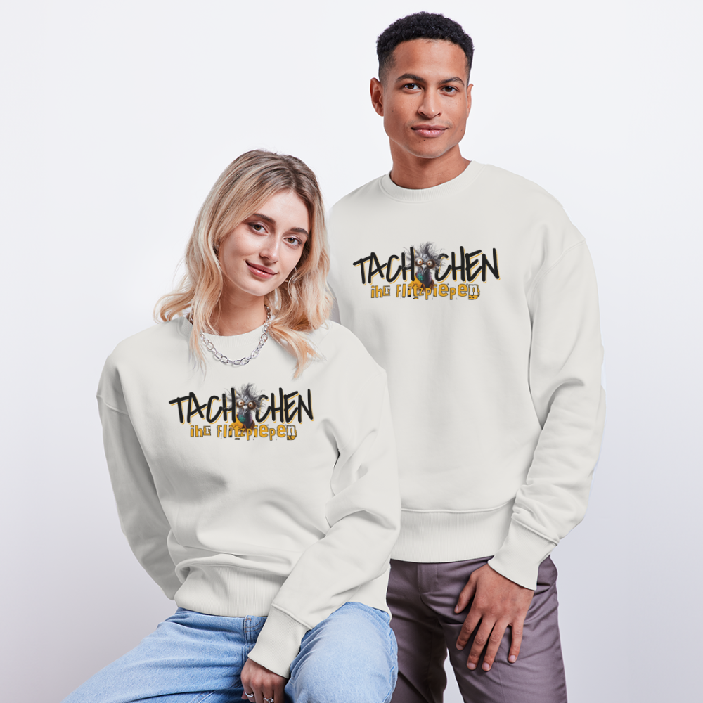 TACHCHEN IHR FLITZPIEPEN - Unisex Oversize Bio Pullover - OFF WHITE