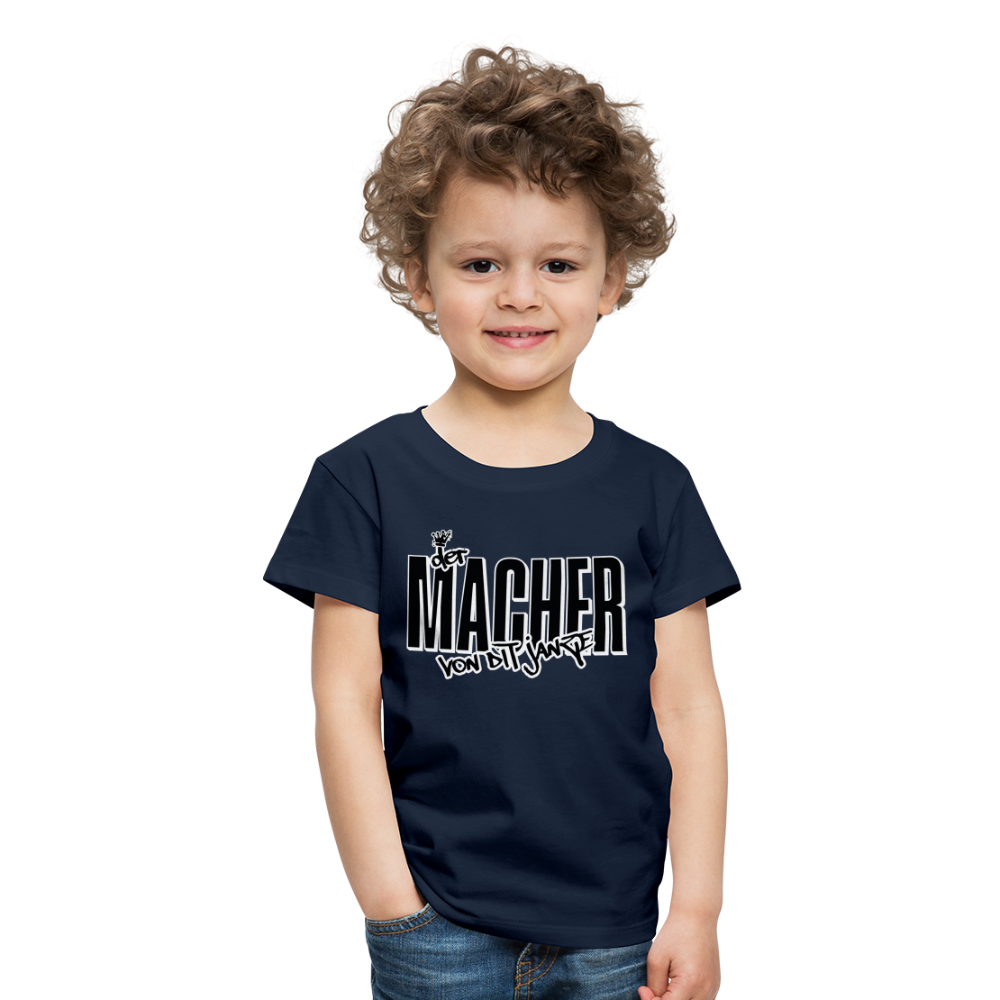 DER MACHER VON DIT JANZE - Kinder Premium T-Shirt - Navy