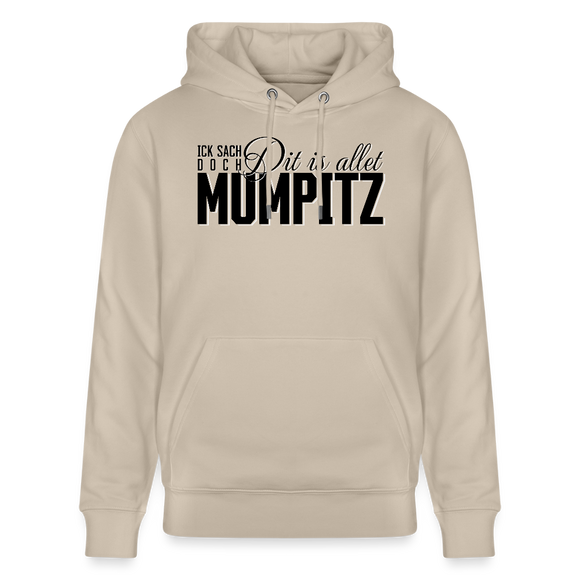 MUMPITZ-Unisex Bio-Hoodie - Beige