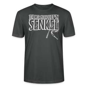 JEH MIR NICH UFFN SENKEL-Unisex T-Shirt BIO II - Anthrazit