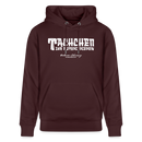 Berliner Begrüssung-TACHCHEN IHR FLITZPIEPEN- Bio-Hoodie - Maroon