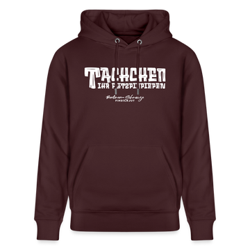 Berliner Begrüssung-TACHCHEN IHR FLITZPIEPEN- Bio-Hoodie - Maroon