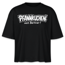 PFANNKUCHEN,nich Berliner-Frauen Boxy Bio-T-Shirt - Schwarz