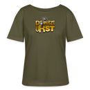 DIT FETZT URST-Rundhals Frauen Bio-T-Shirt - Khaki