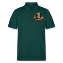 JIBT NÜSCHT zu WEihnachten-Unisex Bio-Poloshirt - Glasiertes Grün