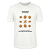JEH MA NICH UFFN KEKS-Unisex T-Shirt BIO - Weiß