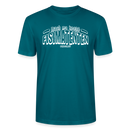 Berliner Spruch-FISIMATENTEN-Unisex Bio T-Shirt - Ozeanblau