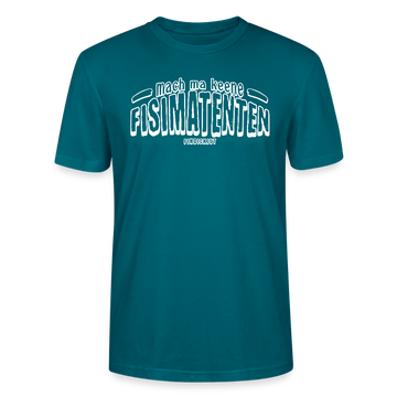 Berliner Spruch-FISIMATENTEN-Unisex Bio T-Shirt - Ozeanblau