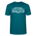 Berliner Spruch-FISIMATENTEN-Unisex Bio T-Shirt - Ozeanblau