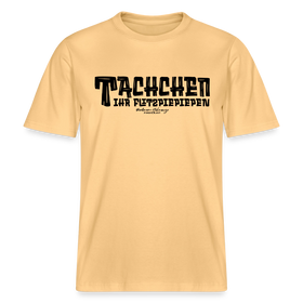 Berliner Begrüssung-TACHCHEN IHR FLITZPIEPEN- RELAXED FIT Unisex Organic T-Shirt - Hellgelb