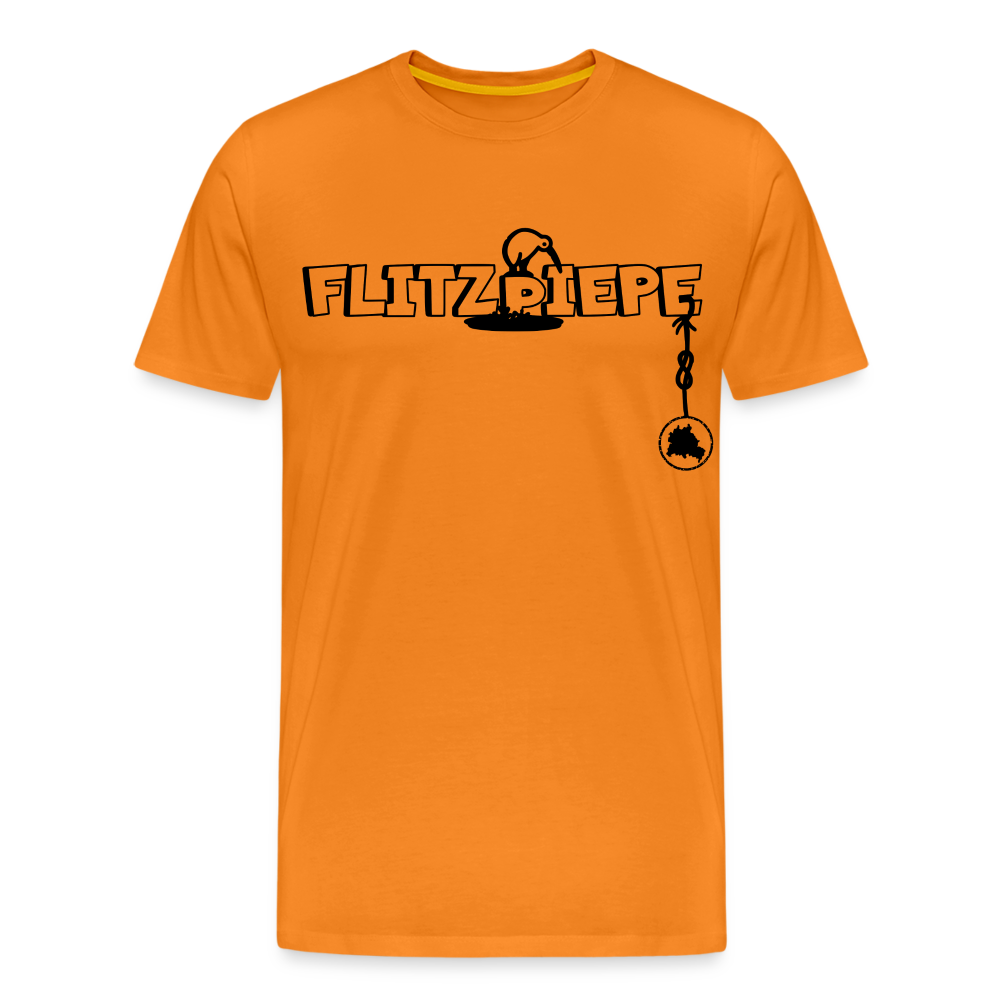 EINE FLITZPIEPE - Männer Premium T-Shirt - Orange