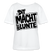 Berliner Ostalgie Shirt-DIT MACHT URST LUNTE-Rundhals Frauen Bio-T-Shirt - Weiß