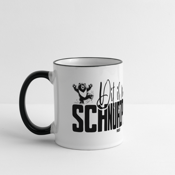 SCHNURZPIEPE - Panoramatasse - Weiß/Schwarz