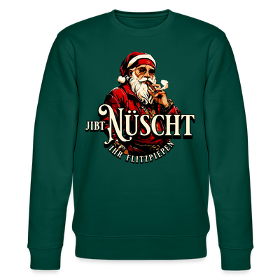 JIBT NÜSCHT IHR FLITZPIEPEN-Unisex Bio-Sweatshirt II - Forest