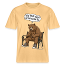 Berliner Bär mit Spruch-JEH MIR NICH UFFN SENKEL- RELAXED FIT Unisex Organic T-Shirt - Hellgelb