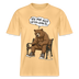 Berliner Bär mit Spruch-JEH MIR NICH UFFN SENKEL- RELAXED FIT Unisex Organic T-Shirt - Hellgelb