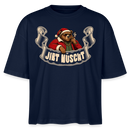 JIBT NÜSCHT-Frauen Boxy Bio-T-Shirt - Navy