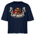 JIBT NÜSCHT-Frauen Boxy Bio-T-Shirt - Navy