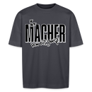 DER MACHER VON DIT JANZE -Unisex Oversize Bio-T-Shirt - Indigoblau