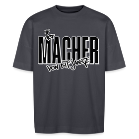 DER MACHER VON DIT JANZE -Unisex Oversize Bio-T-Shirt - Indigoblau