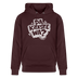 DA KIEKSTE WA?-Unisex Bio-Hoodie-mit Berliner Spruch - Maroon