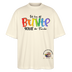 LIEBE IS BUNT-Oversized Unisex Bio T-Shirt - Naturweiß