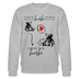 BERLINER KNORKE-Unisex Bio-Sweatshirt - Grau meliert